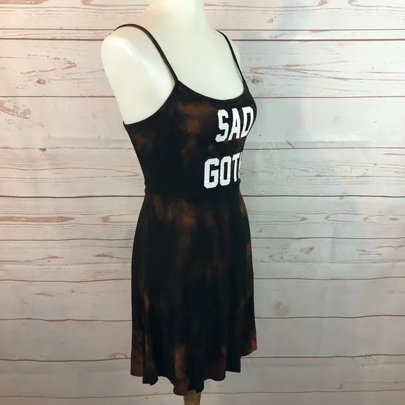 Rare Killstar 90’s Y2K Sad Goth Jersey Tie Dye Sundress