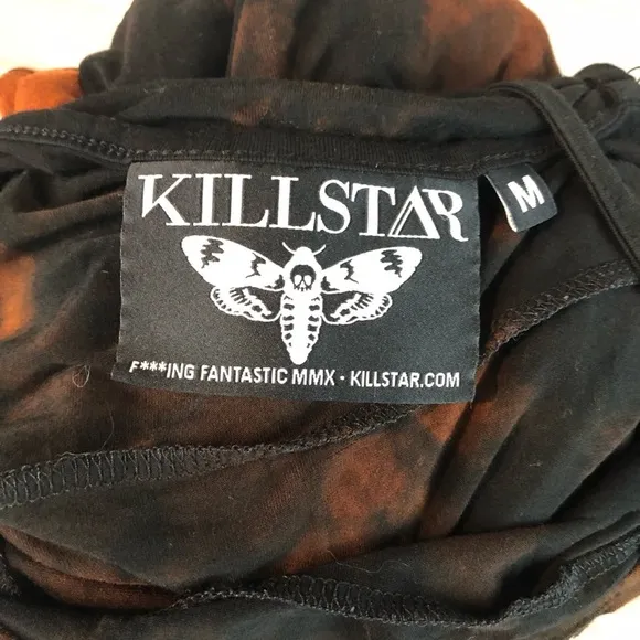 Rare Killstar 90’s Y2K Sad Goth Jersey Tie Dye Sundress