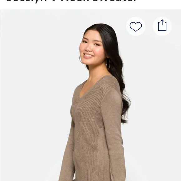 RD Style - Josslyn V Neck Sweater (from stitch fix).  Size XL