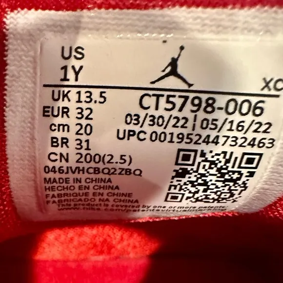 Red and Black Athletic Sneakers. Wear just two times.