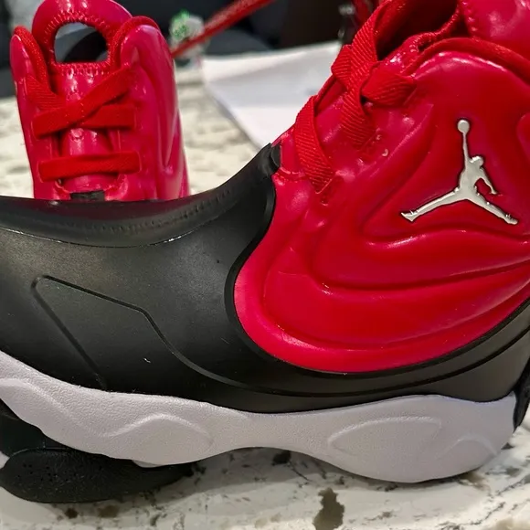 Red and Black Athletic Sneakers. Wear just two times.