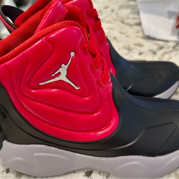 Red and Black Athletic Sneakers. Wear just two times.