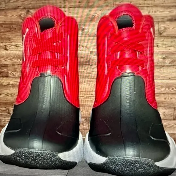 Red and Black Athletic Sneakers. Wear just two times.