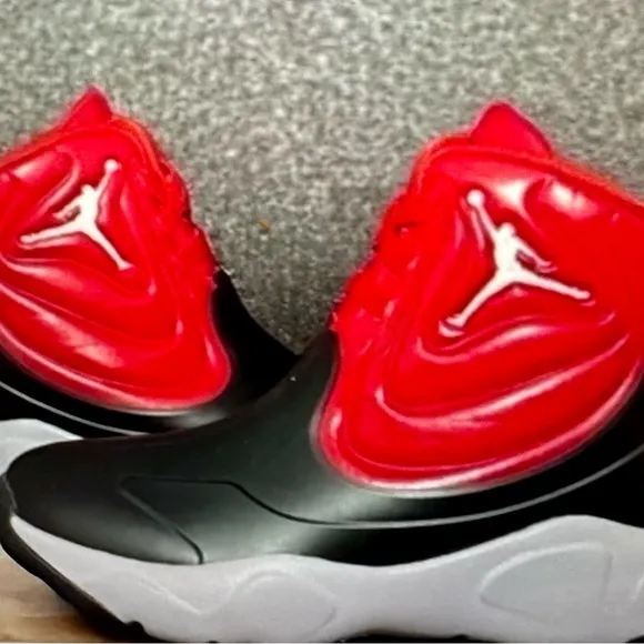 Red and Black Athletic Sneakers. Wear just two times.