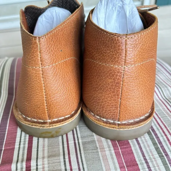 Red Tape Desert Boots In Brown Leather