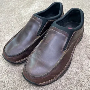 Red Wing Loafers Mens 9 Brown Leather Slip On Oil Resistant Slip Resistant #4054