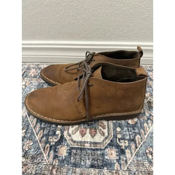 Redhead Brown Oiled Leather Men's Chuka Desert Boots Chukka 9M Casual New