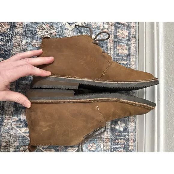 Redhead Brown Oiled Leather Men's Chuka Desert Boots Chukka 9M Casual New