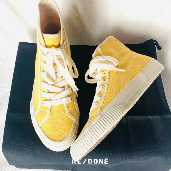 RE/DONE Made In Brazil 90s High Top Sneakers