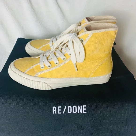 RE/DONE Made In Brazil 90s High Top Sneakers