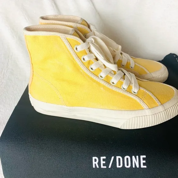 RE/DONE Made In Brazil 90s High Top Sneakers