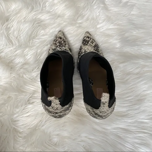 Reed Krakoff Snakeskin Stretch Jersey Ankle Boots