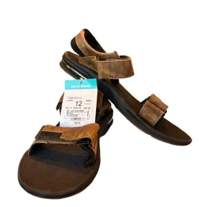 REEF Men’s Fanning Baja Leather Sandals size 12 New With Tags