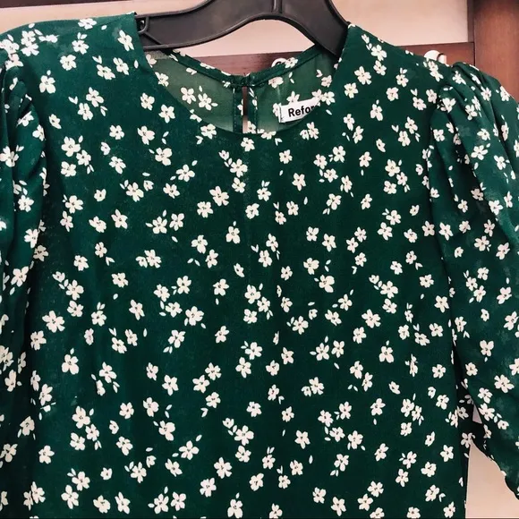 Reformation floral dress size 0