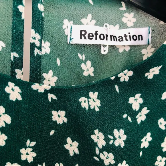 Reformation floral dress size 0