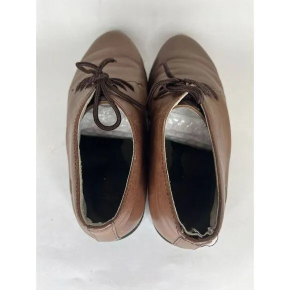Rhea Chukka Brown Leather Lace Up Desert Ankle Boots Men Sz 10.5M US/44EU