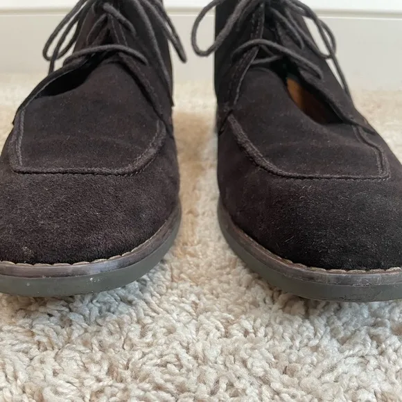 Robert Wayne Men's Sz 11.5 D Tatum Lace Up Chukka Desert Boots Shoes Brown Suede