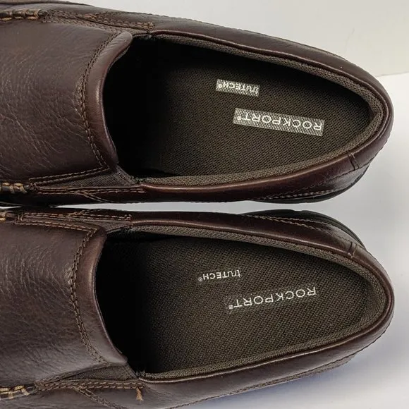 Rockport City Play Eberdon Slip-On Shoes, Brown, Men's 9 Wide