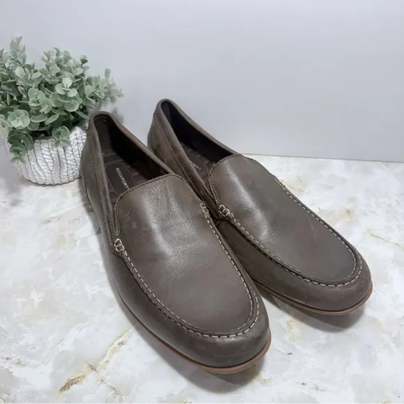 Rockport Trutech Men’s Malcom Java Loafers Leather‎ CH8537 Size 15