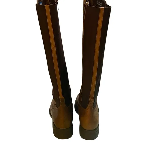 Rockport Women’s Leather Hydro-shield Waterproof Knee-high Riding Boots Sz 9.5