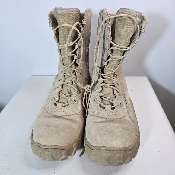 Rocky S2V Military Combat Boots Men’s 8.5 Tan