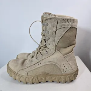 Rocky S2V Military Combat Boots Men’s 8.5 Tan