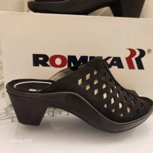 Romika &quot;Mokassetta 335&quot; Perforated Sandals. NIB. Size 37/US 6-6.5