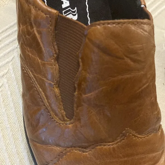 Romika Cassie 24 Slip-On Leather Loafers in Brown NWOT