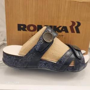 Romika Women's, Fidschi 22 Sandals. Azur Blue. NIB. Size EU 37/US 6-6.5