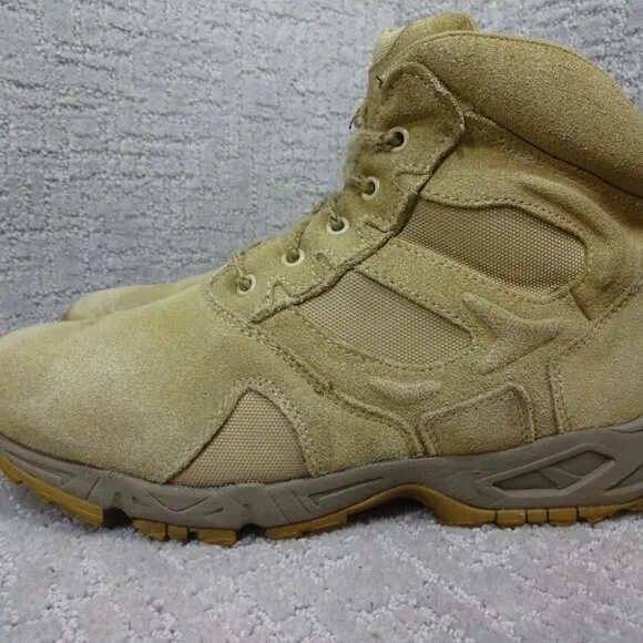 Rothco Steel Shank Men's Size 11R Desert Tan Suede Lace up Boots 5368