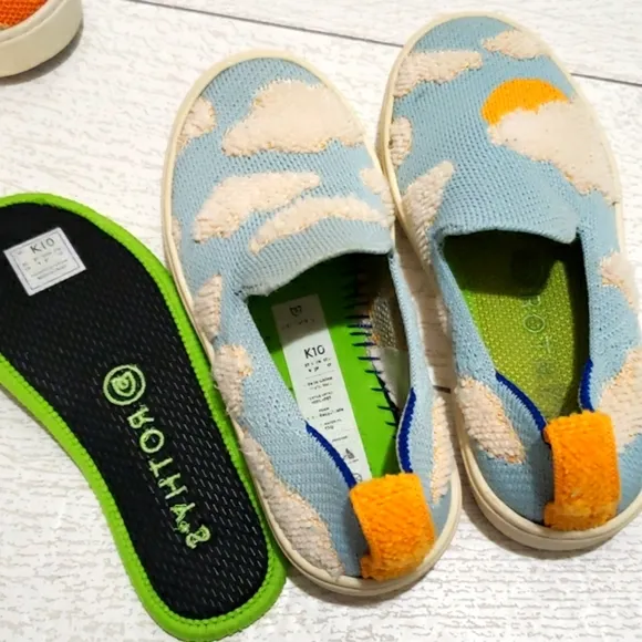 Rothys 10 blue skies flat loafers youth sneakers