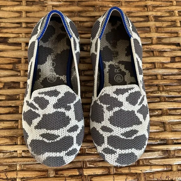 Rothy’s cowgirl print kid’s loafers