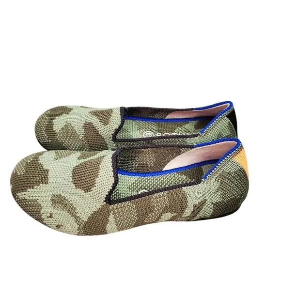 Rothy's Kids Camo Slip On Loafers, Size 11