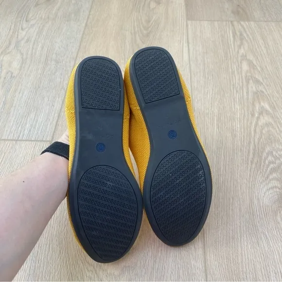 Rothy's Lemon Drop Yellow Slip On Loafers Size 7