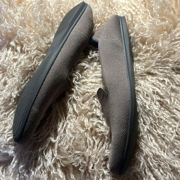 Rothy’s Mocha slip on taupe brown loafers Size 9.5