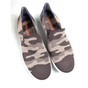 Rothy's Retired The Sneaker Slip On Taupe Camo Loafers Shoes Sneakers Size 12