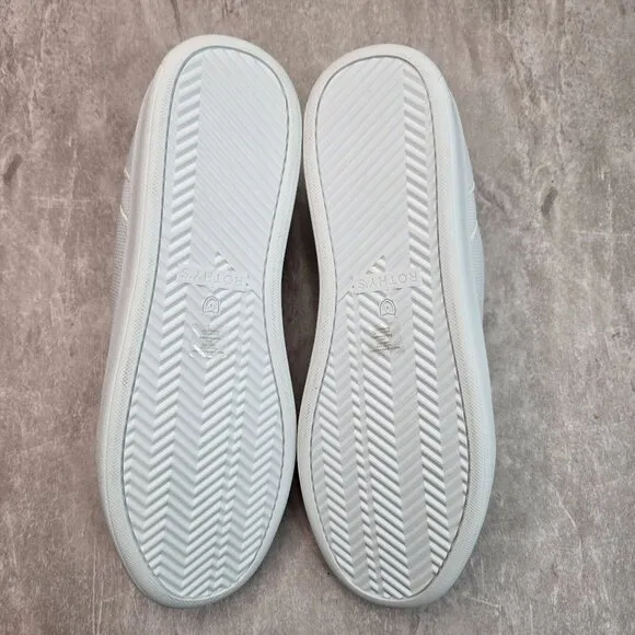 Rothy's RS01 Casual Sneakers Mens Sz 11 White Knit Low Top Sporty Comfort Shoes