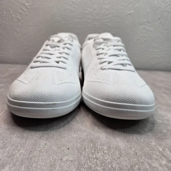 Rothy's RS01 Casual Sneakers Mens Sz 11 White Knit Low Top Sporty Comfort Shoes