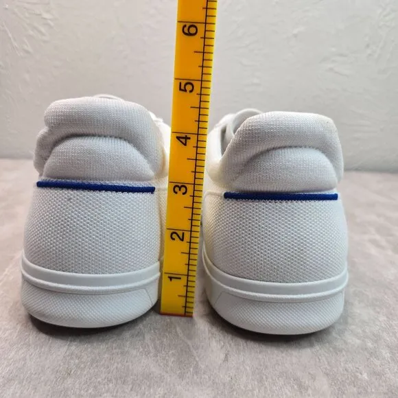 Rothy's RS01 Casual Sneakers Mens Sz 11 White Knit Low Top Sporty Comfort Shoes