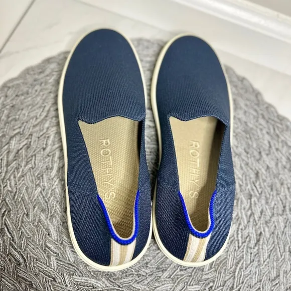 Rothy's The Original Slip On Sneaker navy