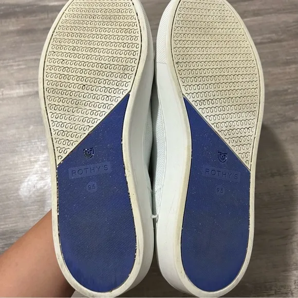 Rothy's White Knit Sneakers Low Trainers