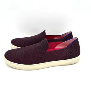 Rothy’s Women’s Burgundy Slip On The Original Loafers Sneaker Fig Shoes