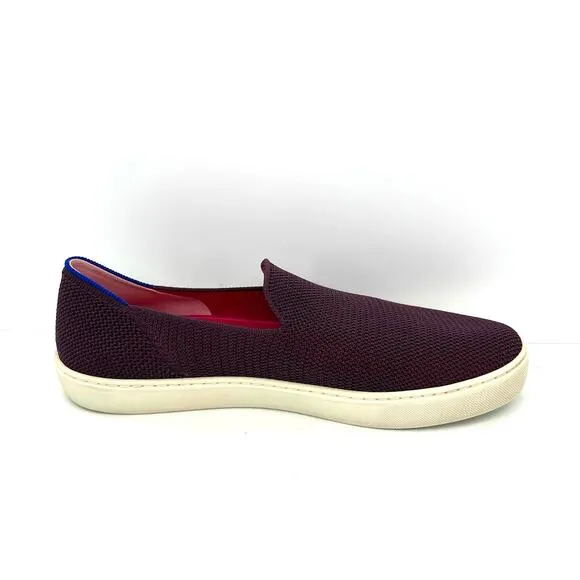 Rothy’s Women’s Burgundy Slip On The Original Loafers Sneaker Fig Shoes