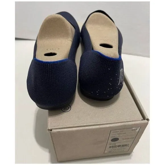 Rothy's Zodiac Scorpio Loafers Retired Slip On Washable Flat Navy Blue Size 12