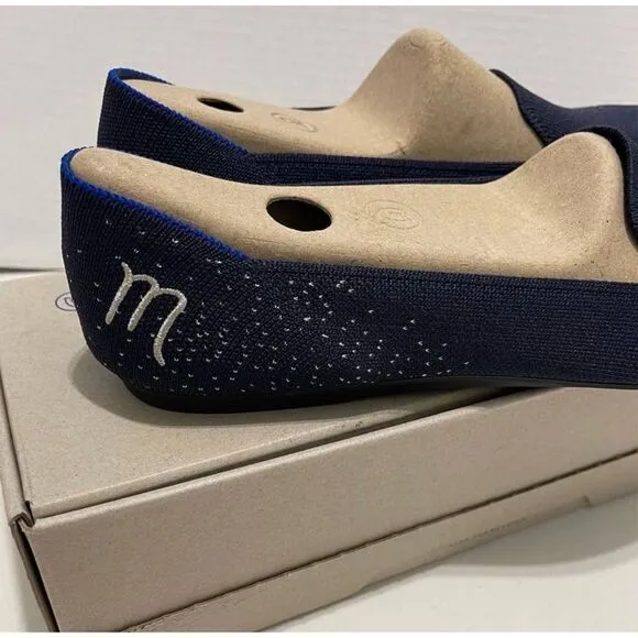 Rothy's Zodiac Scorpio Loafers Retired Slip On Washable Flat Navy Blue Size 12