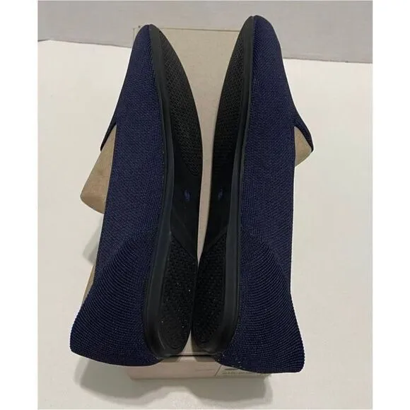 Rothy's Zodiac Scorpio Loafers Retired Slip On Washable Flat Navy Blue Size 12