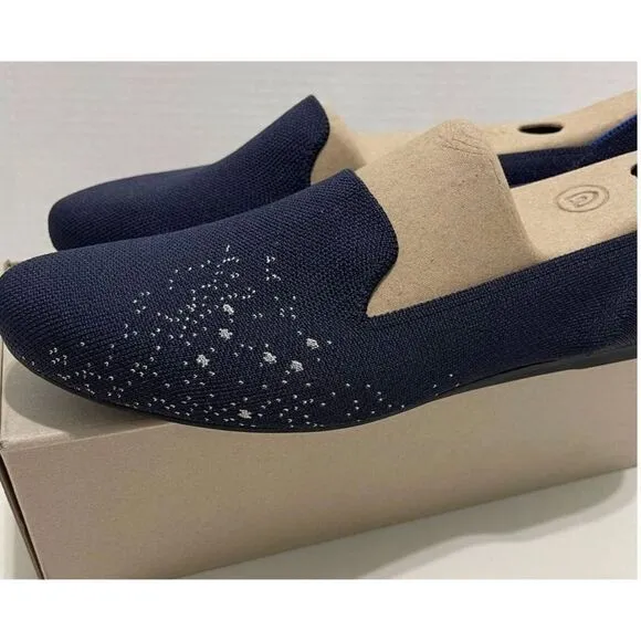 Rothy's Zodiac Scorpio Loafers Retired Slip On Washable Flat Navy Blue Size 12