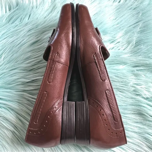 ROYAL SPORT Vintage LEATHER Slip On Loafers Womens 6.5