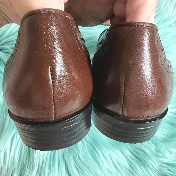 ROYAL SPORT Vintage LEATHER Slip On Loafers Womens 6.5