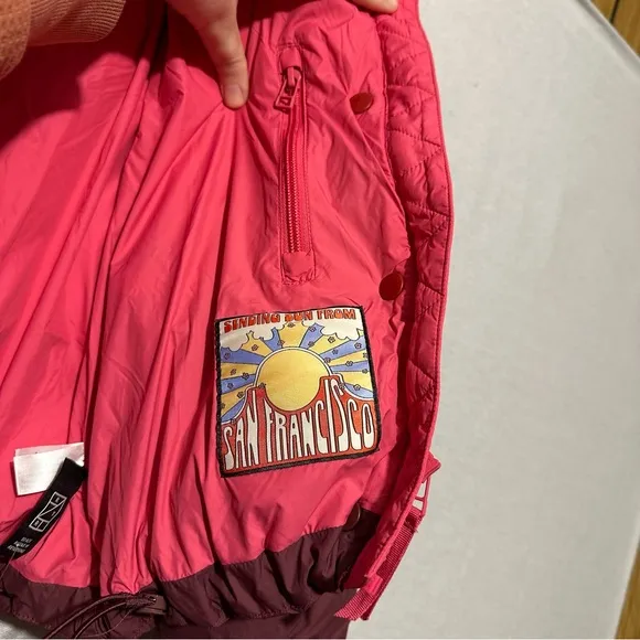 RTR Marine Layer Cropped Puffer Jacket - size XS